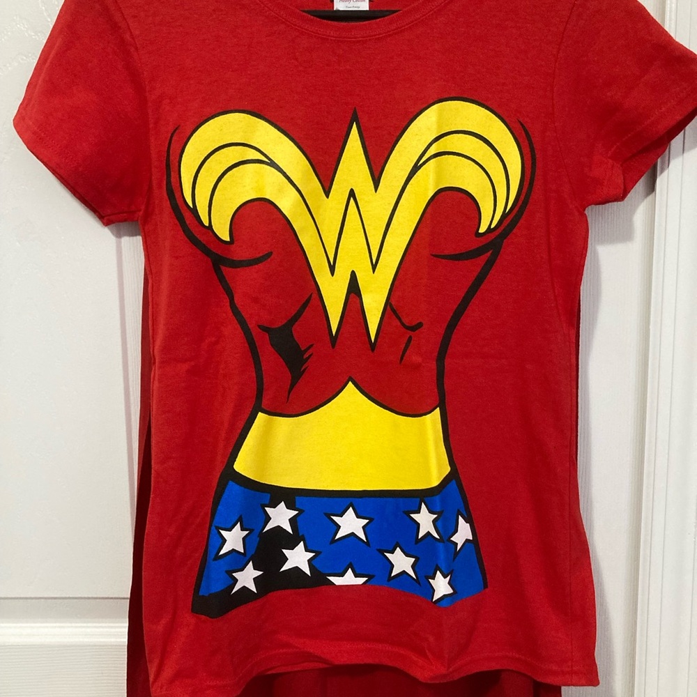 Red Wonder Woman Graphic T-Shirt